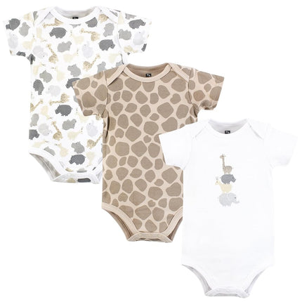 Grenouillères en coton unisexe Hudson Baby, motifs Safari Friends, 9-12 mois