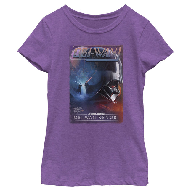 STAR WARS Vader VHS Girls Short Sleeve Tee Shirt, 