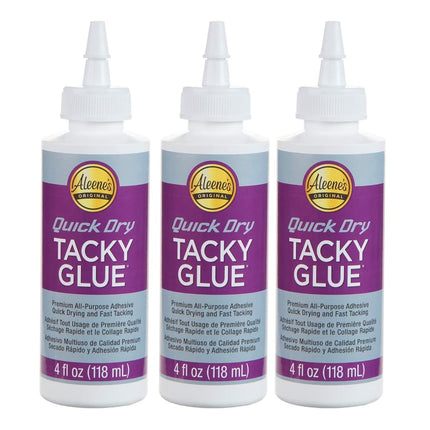 Aleene's Quick Dry Tacky Glue 118ml 3pcs