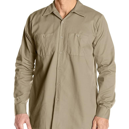 Red Kap Men's Wrinkle Resistant Cotton Work Shirt,