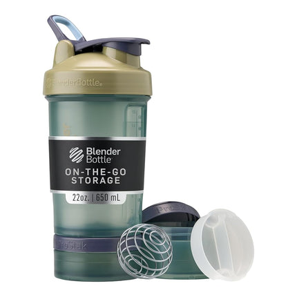 BlenderBottle Shaker Bottle with Pill Organizer an