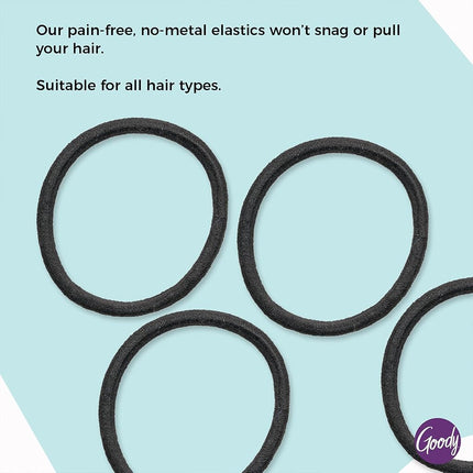 Goody Ouchless Black No Metal Elastics