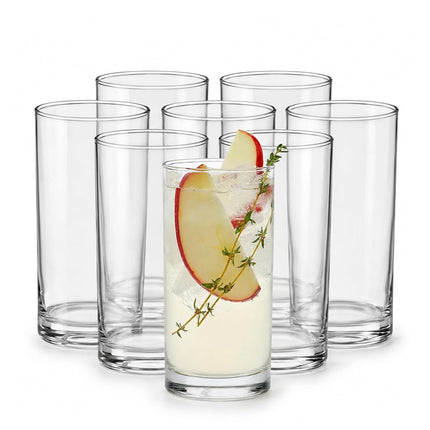 Libbey Heavy Base Tumbler Glasses, 15.5-Ounce, Set of 8