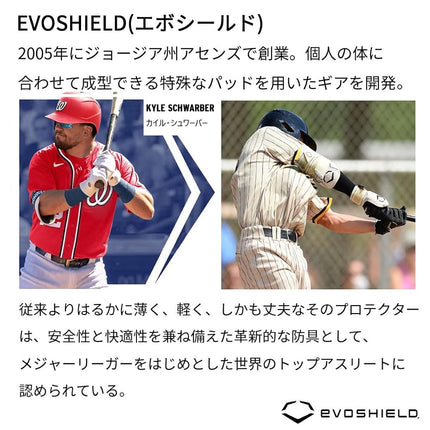 EvoShield Pro-SRZ 2.0 Batter's Leg Guard - Scarlet, Left Hand Hitter