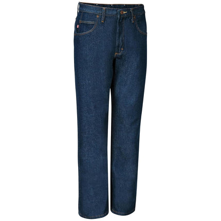 Red Kap Men's Relaxed Fit Jean, Prewashed Indigo, 48x30