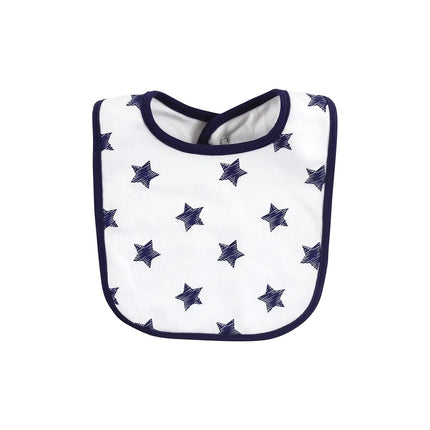 Hudson Baby Juego de babero y calcetines de algodón unisex para bebé, para el Día de la Madre y el Padre, talla única