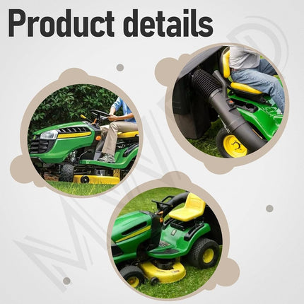 MWEDP 2 Juego de bolsa de hierba AM122416, compatible con las bolsas de hierba John Deere AM101602, se adapta a las series 100 L110 X110 125 D100 LA120 Z225 y más