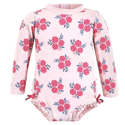 Maillot de bain Hudson Baby pour bébés et tout-petits, Roses rose et bleu marine, 3T