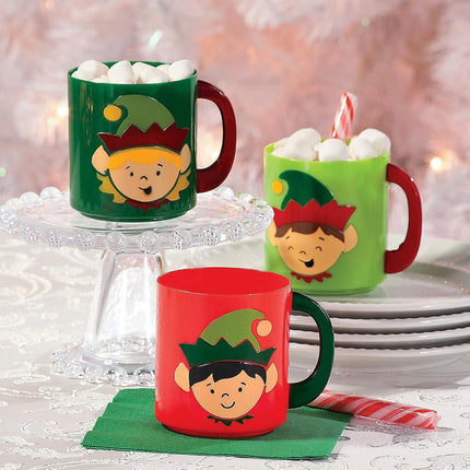 Oriental Trading Elf Plastic Mug 12-Pieces