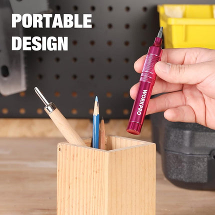 WORKPRO 24 in 1 Multi Bit Mini Screwdriver Set Magnetic, Pink