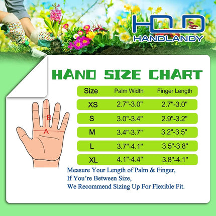 HANDLANDY Pruning Gloves Long for Men & Women, Pigskin Leather Rose Gardening Gloves- Breathable & Durability Gauntlet Glove