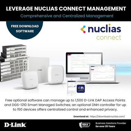 D-Link DGS-1210-10 10-Port Gigabit Smart Managed Switch with 2 SFP ports, Surveillance Mode Interface, Fibre Uplink Ports, Enhanced Layer 2 Management