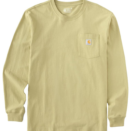 Carhartt Men's Dearborn Loose LS T-Shirt, Faded Fatigue, XS