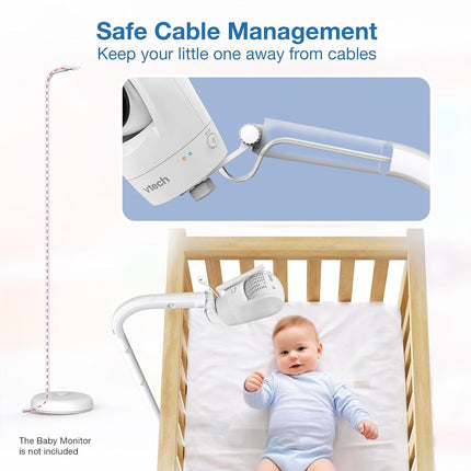 VTech Baby Monitor Floor Stand Compatible with Most VTech Baby Monitor, Baby Camera Stand Mount, Safety for Nursery
