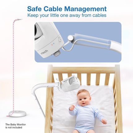 Soporte de suelo para vigilabebés VTech, compatible con la mayoría de vigilabebés VTech, soporte de cámara para bebé, seguridad para guardería