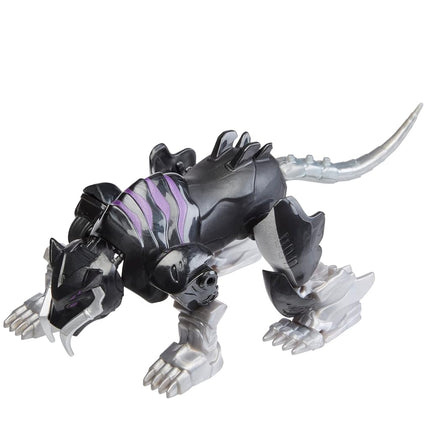 Marvel Mech Strike Mechasaurs, 4-Inch Black Panther with Sabre Claw Mechasaur Action Figures, Super Hero Toys for Kids Ages 4 and Up
