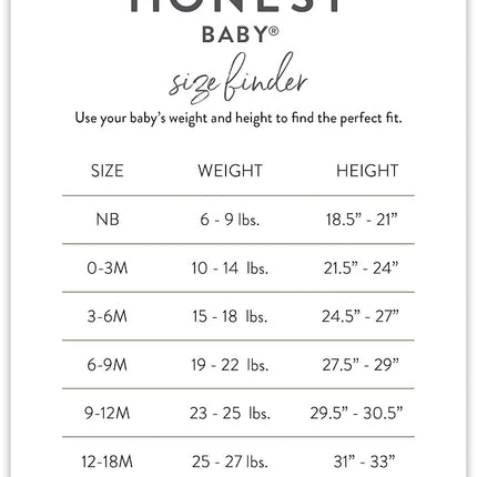 Camisetas HonestBaby de manga larga, paquete múltiple, 100% algodón orgánico para bebé, niño pequeño, niños y niñas, blanco brillante, 3-6 meses