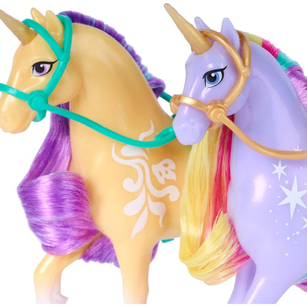 Unicorn Academy, Magic Unleashed Adventure Pack with Sophia, Ava, Ravenzella, Wildstar, Leaf and More, Dolls and Unicorn Toys for Girls Ages 4 and up