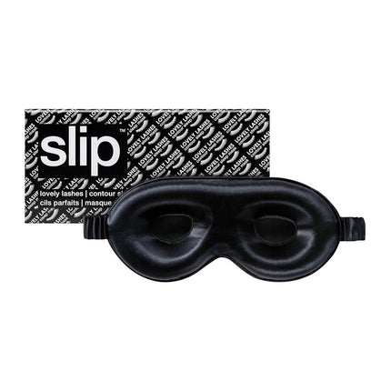 Slip Silk Contour Sleep Mask, Black - Lash-Friendl
