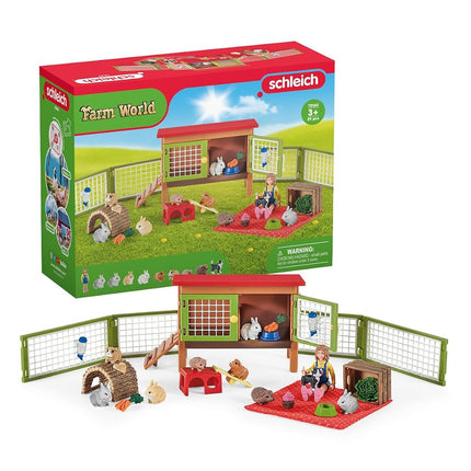 Schleich Farm World - 29Pc Picnic With Little Pets