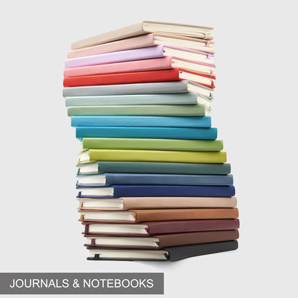 &And Per Se Lined Notebooks, 3 Pack, A5 Hardcover Journals, 160 Page Thick Paper, 100 GSM, Notebook for Office, School (Black)