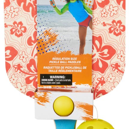 Swimways Hydro Paddle & Pickleball Set, Pickleball Paddles and Balls for Pool, Lake and Beach Games, Outdoor Toys for Kids and Adults Aged 5 & Up