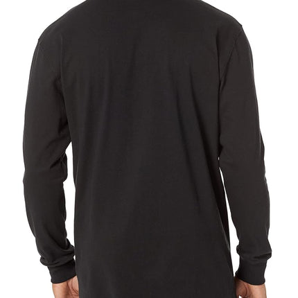 Dickies Men's Long-Sleeved T-Shirt with Three Colour Logo, Black Mesh, XL Plus Tall