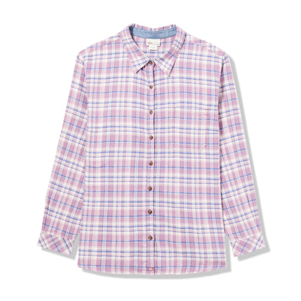 Dickies Women's Shirt Ls, Blue, 3X