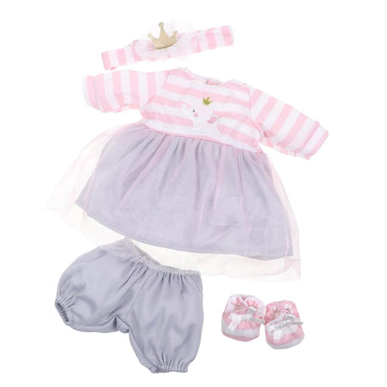 JC Toys - Clothes Set for Dolls from 36 to 45 cm, 