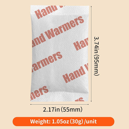 100 Pack Hand Warmers Disposable - Up to 15 Hours of Heat - Super Long Lasting Air Activated Warmers, All Natural & Portable for Body, Hands & Toes - Odorless Hot Warmer Gifts for Winter Work