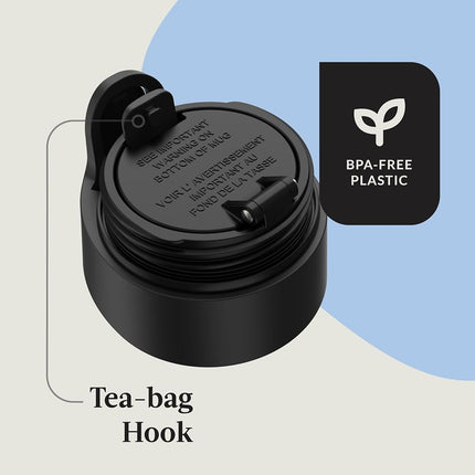 Contigo® AUTOSEAL® West Loop Taza de viaje de acero inoxidable con aislamiento al vacío y tapa de fácil limpieza, 591 ml, paquete de 2, Aster Frosted Pearl; Limelight Frosted Pearl