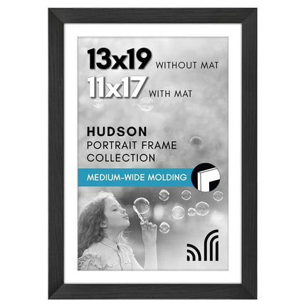 Americanflat 13x19 Poster Frame - Black Engineered
