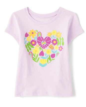 The Children's Place Baby Girls Hawaiian Short Sle