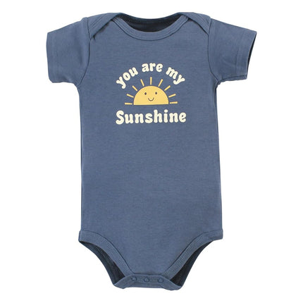 Hudson Baby Baby Cotton Bodysuits, Kind Human, 9-12 Months