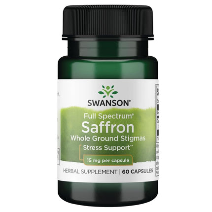 Swanson Full Spectrum Saffron 15mg, 60 Capsules