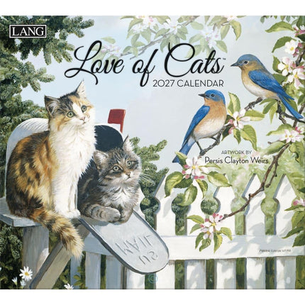 Love of Cats 2027 Wall Calendar by Persis Clayton 