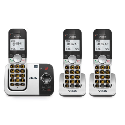 VTech Cordless Phone with 3 Handsets, Answering Ma