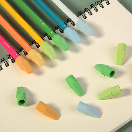 Mr. Pen- Pencil Erasers Toppers, 500 Pack, Colorful, Latex Free, No Smudge, Mr Pen Erasers for Pencils