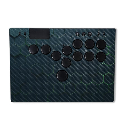 MightySkins Carbon Fiber Skin Compatible with Razer Kitsune - Acid Hex | Protective, Durable Textured Carbon Fiber Finish | Easy to Apply & Change Styles | Made in The USA