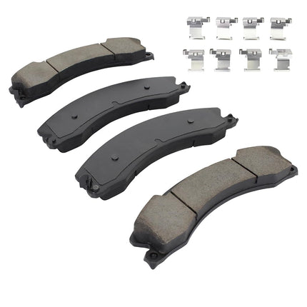 QUALITY-BUILT Premium Ceramic Front Brake Pads (1001-1565C) Compatible with 2012-2024 Chevrolet/GMC/Nissan (NV1500/NV2500/NV3500/Sierra 2500 HD/Sierra 3500 HD/Silverado 2500/Silverado 2500 HD & More)