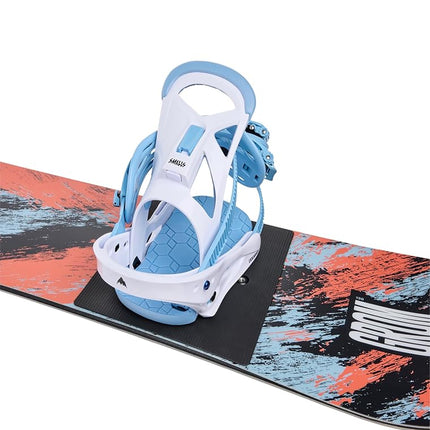 Fixations de snowboard Burton Smalls Re:Flex pour enfants, Bleu poussière, L