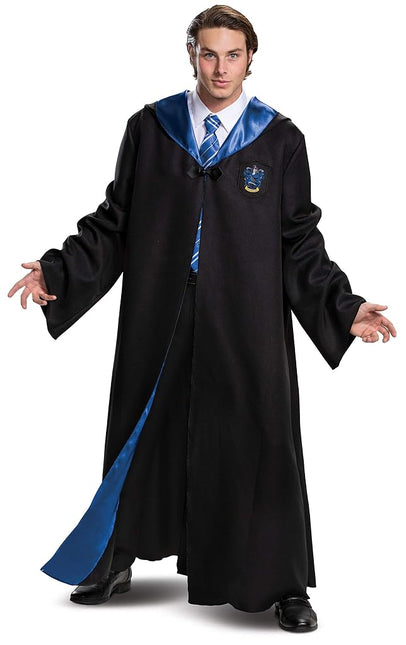 DISGUISE unisex adult Ravenclaw Costume Outerwear, Black & Blue, Extra Small 14-16 US