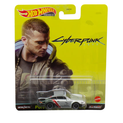 Hot Wheels CYBERPUNK 2077 PORSCHE 911 TURBO 930 DieCast Model - 1/64 Scale Length 6 cm Premium HCP04