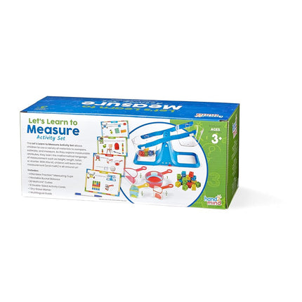Learning Resources Let's Learn to Measure Activity Set, Kids Measuring Cups, Bucket Balance, MathLink Cubes and Activity Cards Set, Teacher Supplies, Classroom Supplies, Preschool Learning