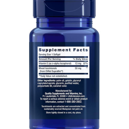 Life Extension Super Absorbable Tocotrienols, 60 softgels