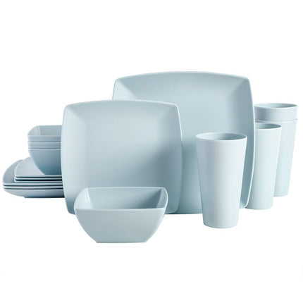 Gibson 99898.16R Soho Matte Plastic Melamine Dinne