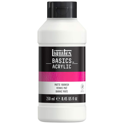 Liquitex Basics Matte Varnish, 250ml, 8.4-oz