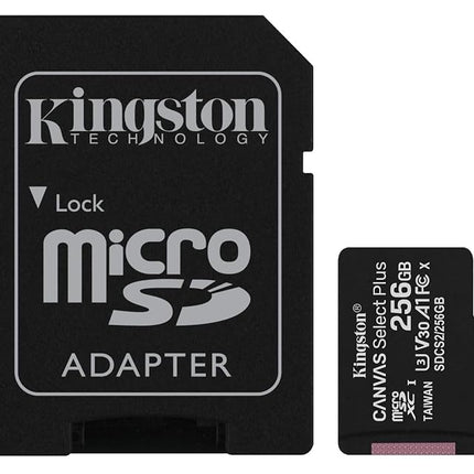 Kingston Canvas Select Plus microSD Card SDCS2/256