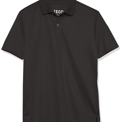Izod Boys' School Uniform Short Sleeve Polo Shirt,