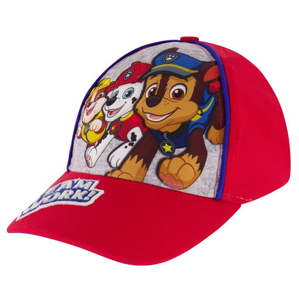 Nickelodeon Baseball Cap, Paw Patrol Marshall Adjustable Toddler 2-4 Or Boy Hats for Kids Ages 4-7, Red, 4-7 Years